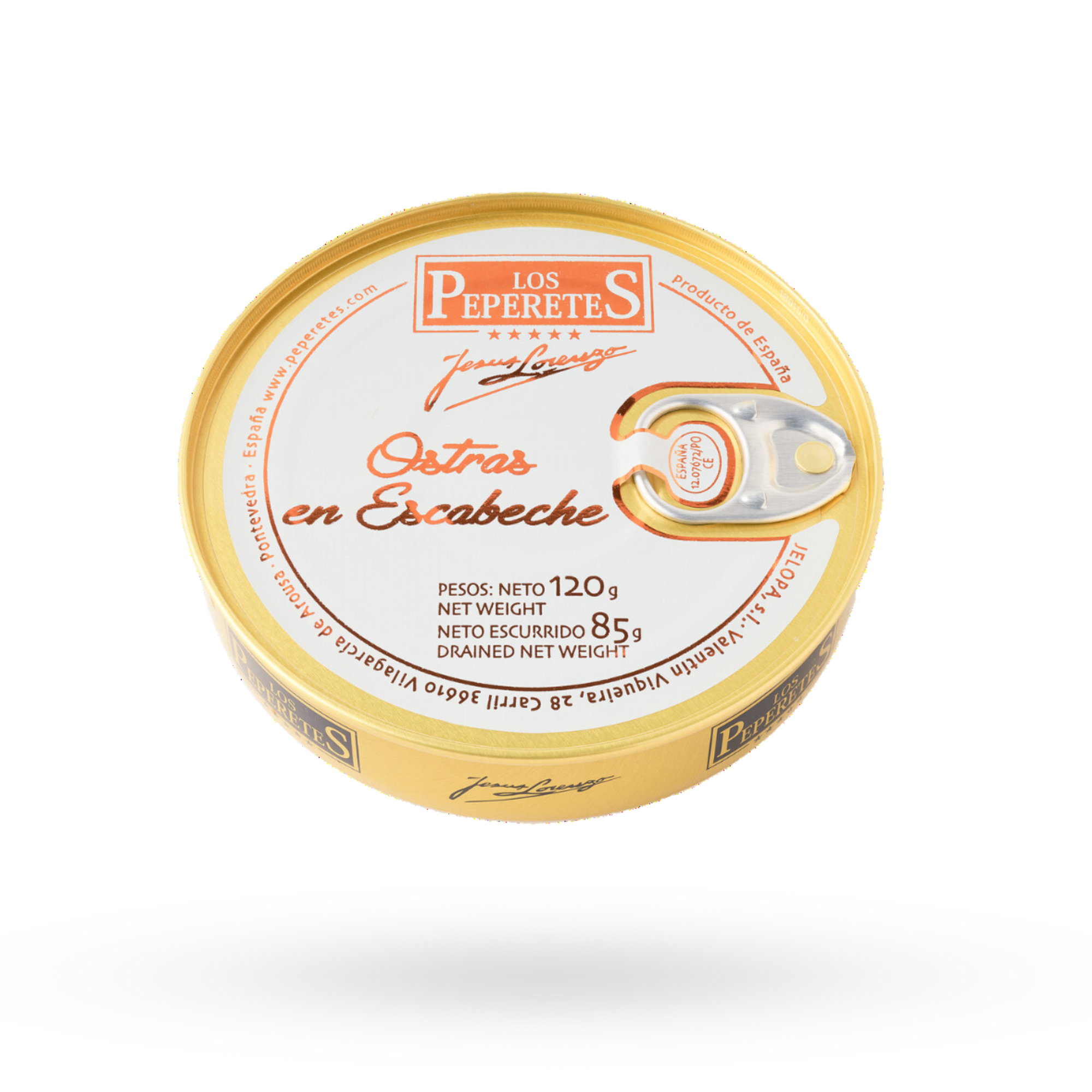 Ostras en Escabeche 120g - Los Peperetes