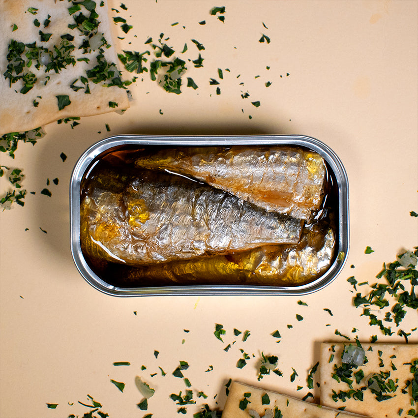 Sardinas Ahumadas en Aceite de Oliva Extra Virgen 120g – José Gourmet